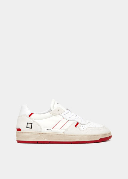 D.A.T.E. sneakers CURT 2.0 NYLON WHITE-RED