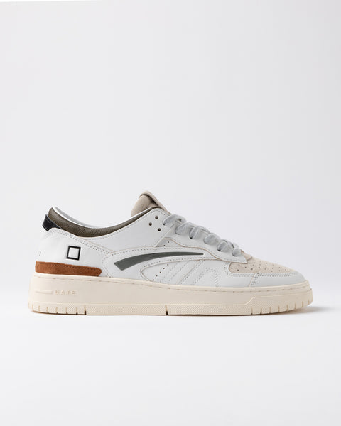 D.A.T.E. sneakers TORNEO COLORED WHITE-ARMY
