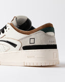 D.A.T.E. sneakers TORNEO COLORED WHITE-CUOIO