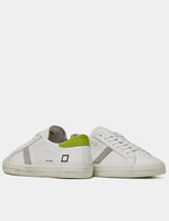 D.A.T.E. sneakers HILL LOW VINTAGE CALF WHITE-APPLE